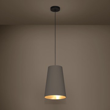 Eglo - Luster na lanku 1xE27/40W/230V hnedá