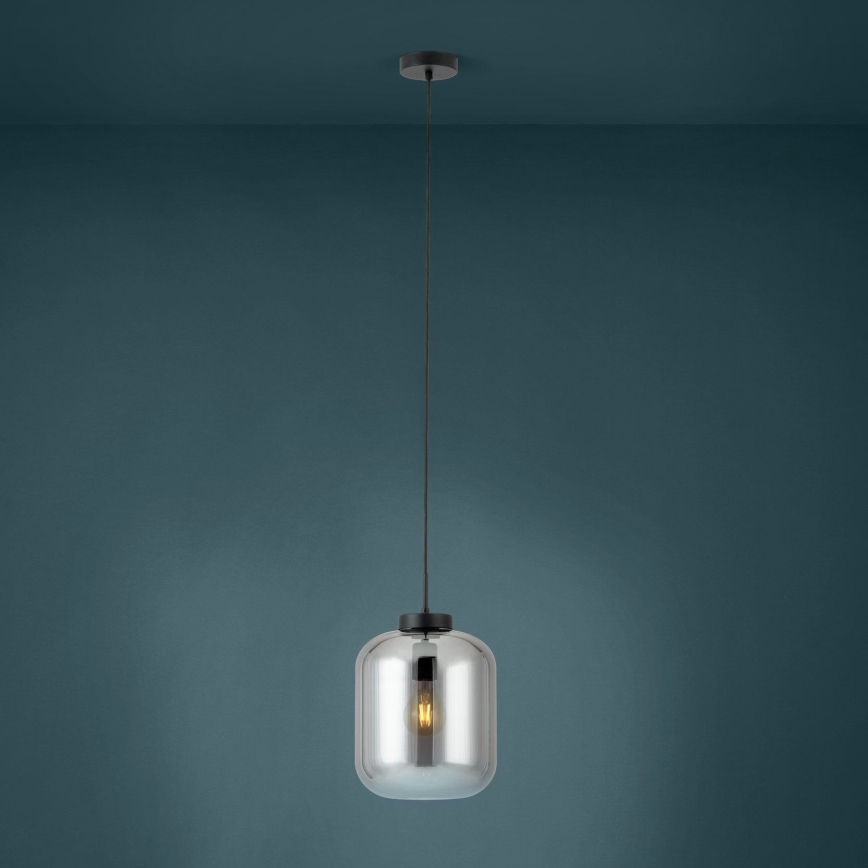 Eglo - Luster na lanku 1xE27/40W/230V pr. 25 cm dymová