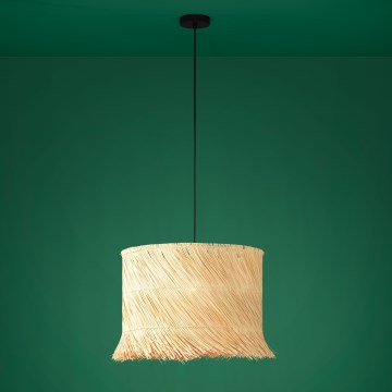 Eglo - Luster na lanku 1xE27/40W/230V ratan
