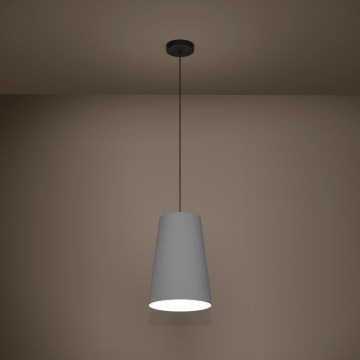 Eglo - Luster na lanku 1xE27/40W/230V šedá