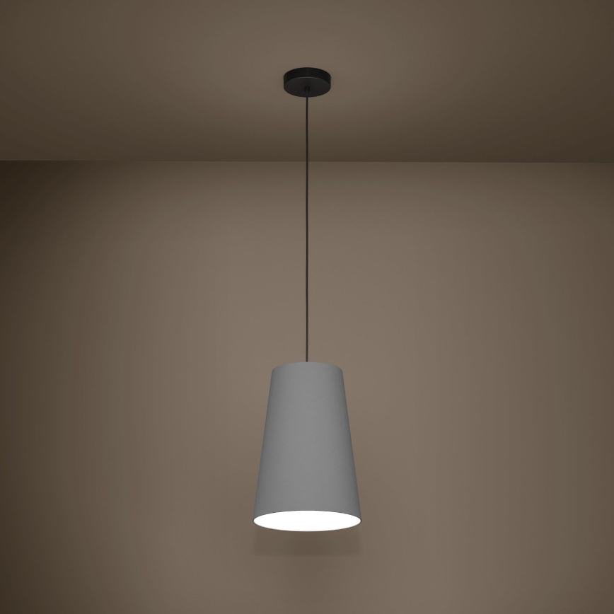 Eglo - Luster na lanku 1xE27/40W/230V šedá