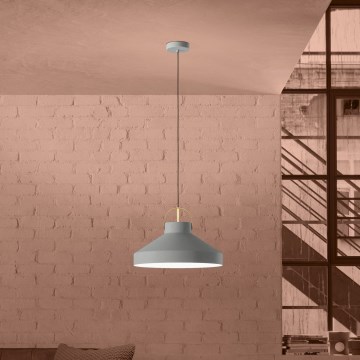 Eglo - Luster na lanku 1xE27/40W/230V šedá
