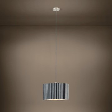 Eglo - Luster na lanku 1xE27/40W/230V šedá