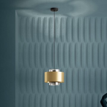Eglo - Luster na lanku 1xE27/40W/230V zlatá