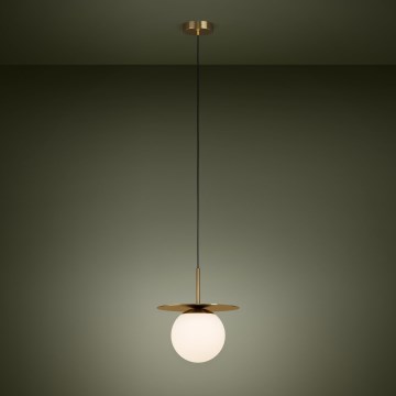 Eglo - Luster na lanku 1xE27/40W/230V zlatá