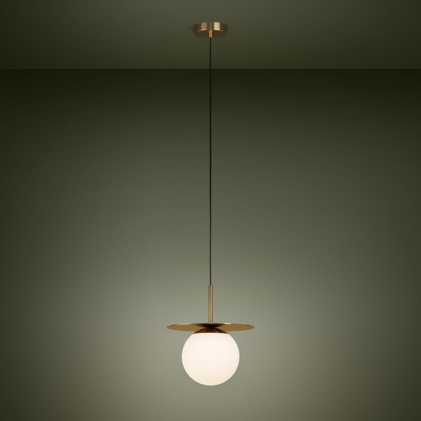 Eglo - Luster na lanku 1xE27/40W/230V zlatá