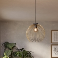 Eglo - Luster na lanku 1xE27/40W/230V zlatá