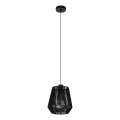 Eglo - Luster na lanku 1xE27/60W/230V čierna