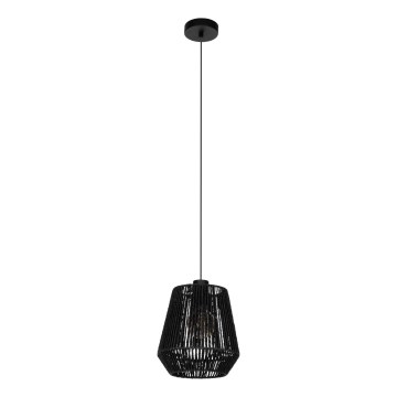 Eglo - Luster na lanku 1xE27/60W/230V čierna