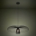 Eglo - Luster na lanku 1xE27/60W/230V pr. 77 cm čierna