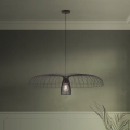 Eglo - Luster na lanku 1xE27/60W/230V pr. 98,5 cm čierna