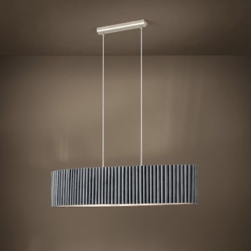 Eglo - Luster na lanku 2xE27/40W/230V šedá