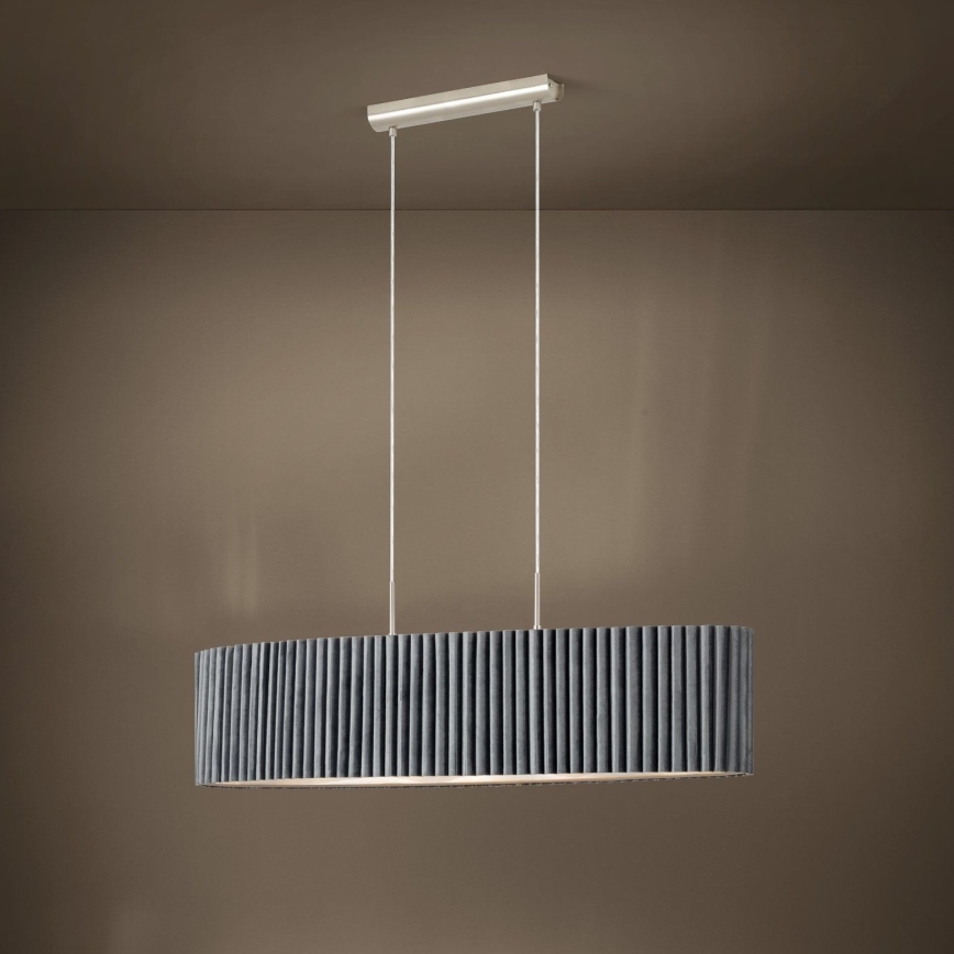 Eglo - Luster na lanku 2xE27/40W/230V šedá