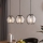 Eglo - Luster na lanku 3xE27/40W/230V biela/čierna