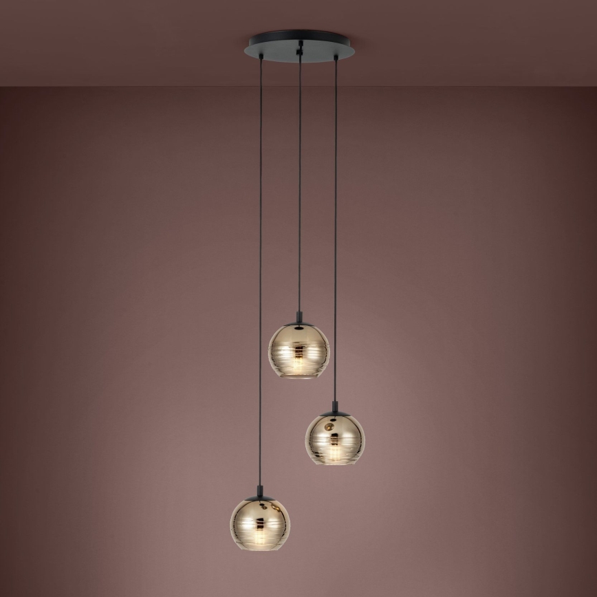 Eglo - Luster na lanku 3xE27/40W/230V