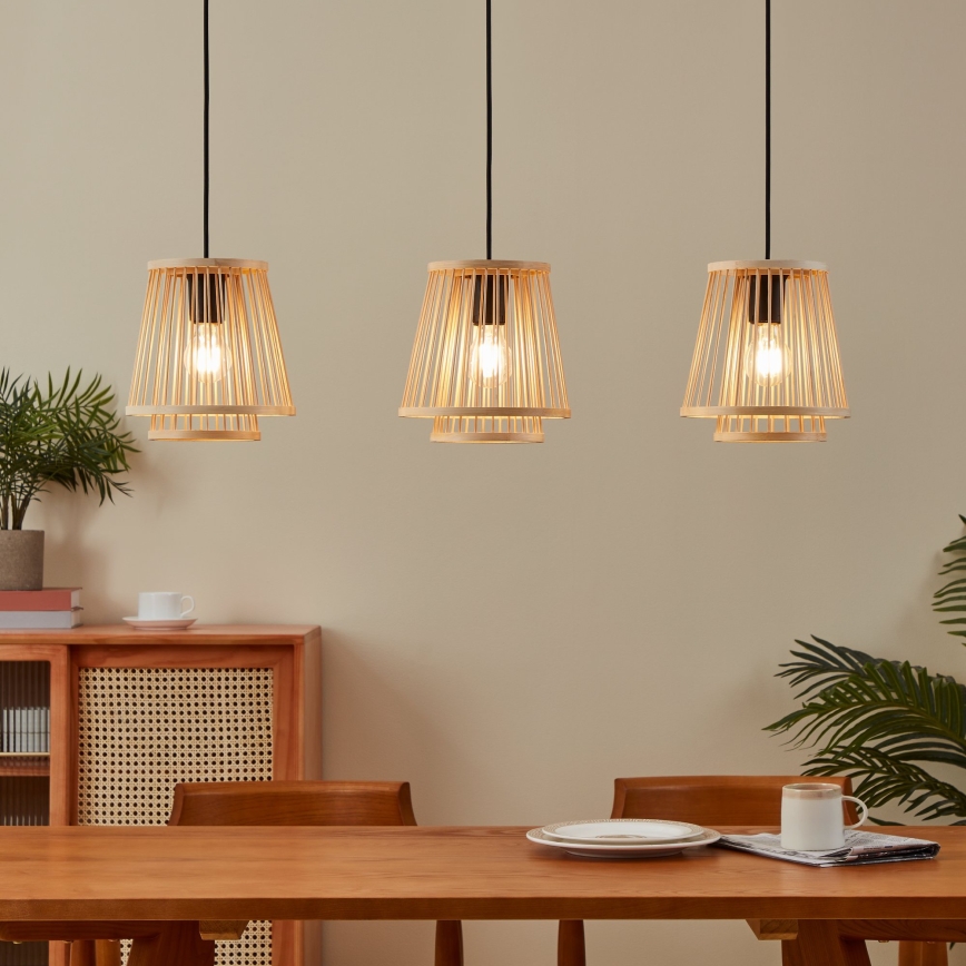 Eglo - Luster na lanku 3xE27/40W/230V