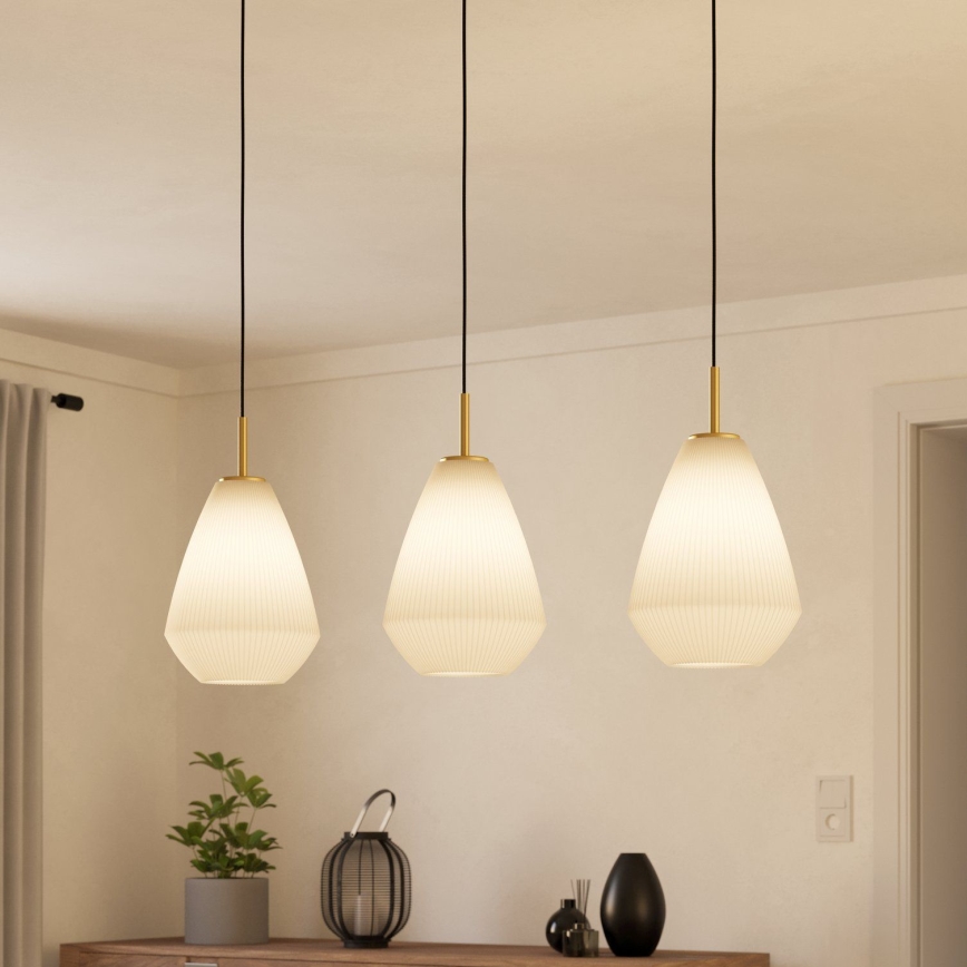 Eglo - Luster na lanku 3xE27/40W/230V