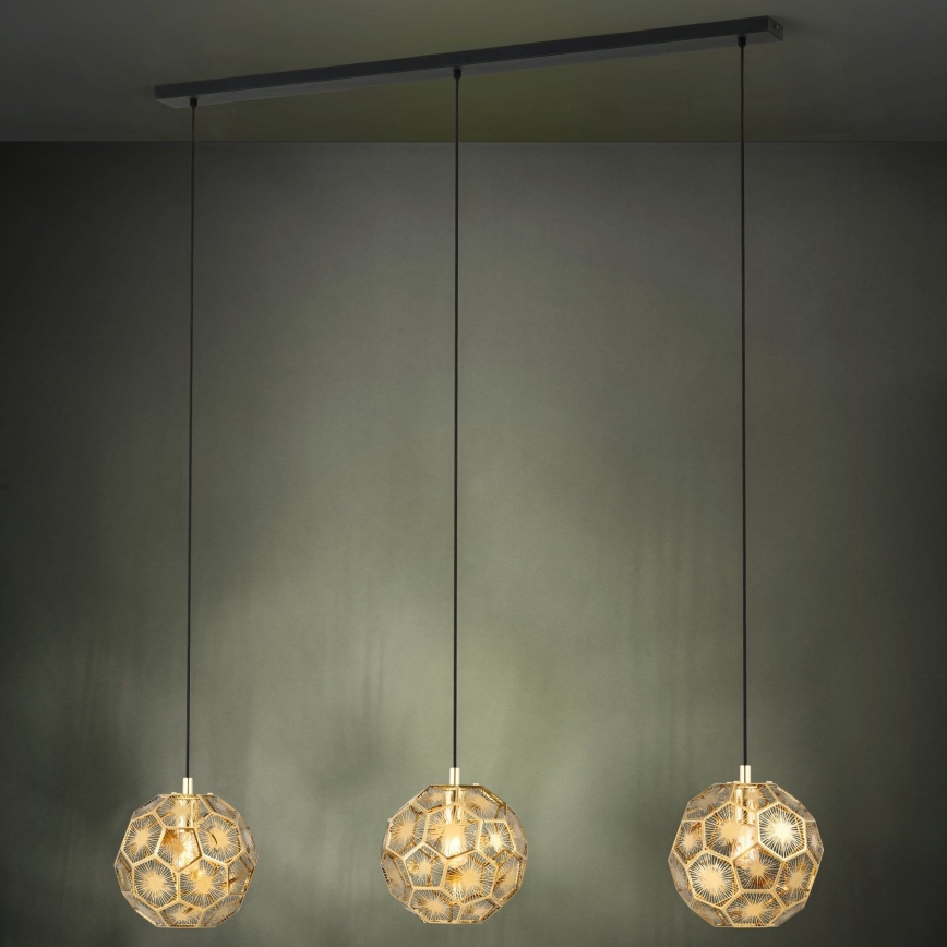 Eglo - Luster na lanku 3xE27/60W/230V