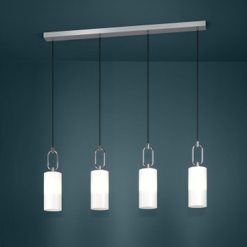 Eglo - Luster na lanku 4xE27/40W/230V lesklý chróm