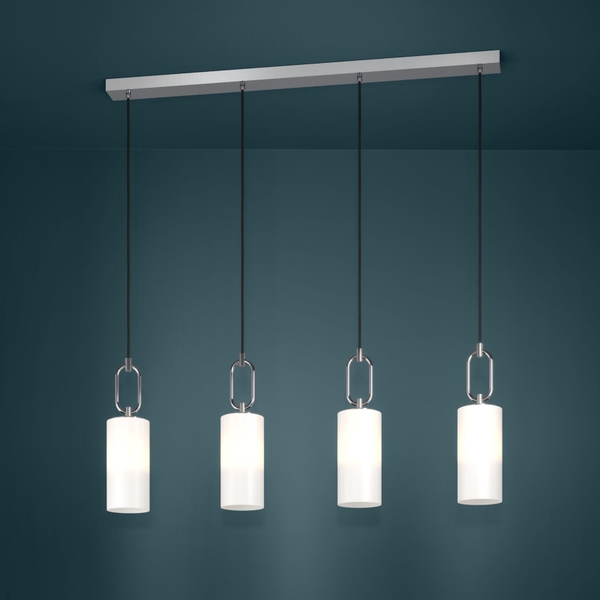 Eglo - Luster na lanku 4xE27/40W/230V lesklý chróm