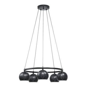 Eglo - Luster na lanku 5xE14/40W/230V