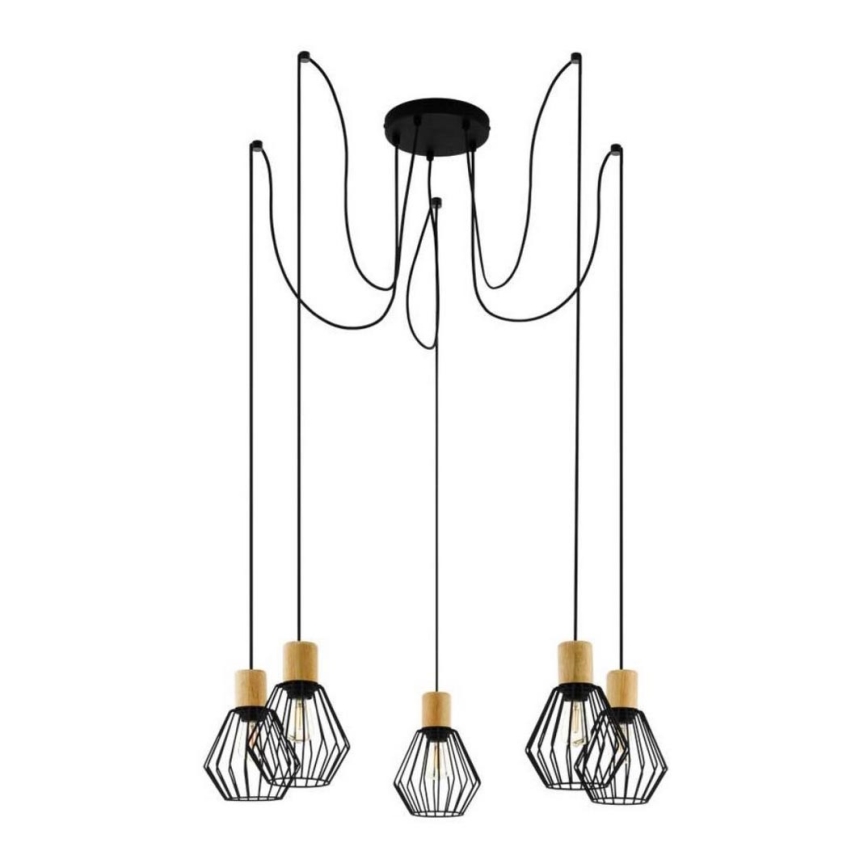 Eglo - Luster na lanku 5xE27/60W/230V pavúk