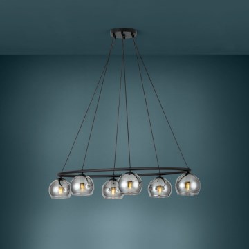 Eglo - Luster na lanku 6xE14/25W/230V