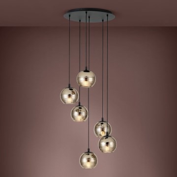Eglo - Luster na lanku 6xE27/40W/230V