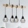 Eglo - Luster na lanku TOWNSHEND 4xE27/60W/230V basket