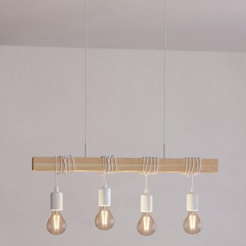 Eglo - Luster na lanku TOWNSHEND 4xE27/60W/230V