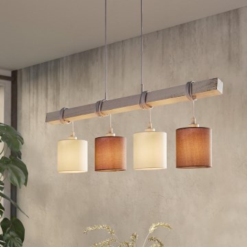 Eglo - Luster na lanku TOWNSHEND 4xE27/60W/230V