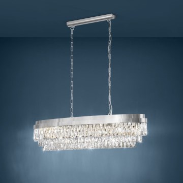 Eglo - Luster na reťazi 13xE14/40W/230V lesklý chróm