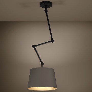 Eglo - Luster na tyči 1xE27/40W/230V hnedá