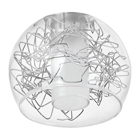 Eglo - Náhradné sklo k nástennému a stropnému svietidlu BASENTO pr. 9 cm
