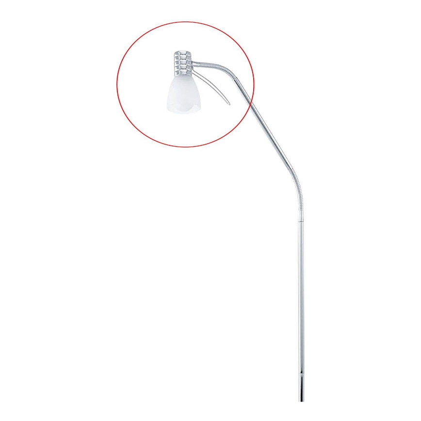 Eglo - Náhradné sklo k stojacej lampe PRINCE biela