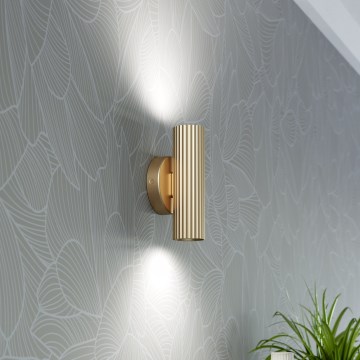 Eglo - Nástenné svietidlo 2xGU10/5W/230V zlaté