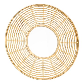 Eglo - Nástenné zrkadlo pr. 55 cm bambus