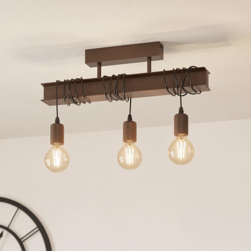 Eglo - Prisadený luster TOWNSHEND 3xE27/60W/230V