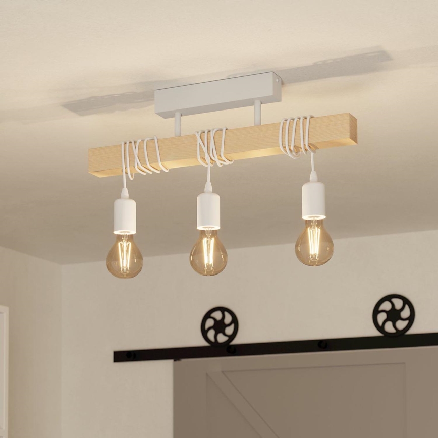 Eglo - Prisadený luster TOWNSHEND 3xE27/60W/230V