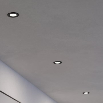 Eglo - sada 3 ks zapustených LED svietidiel FUEVA 5, 1× LED/2,7 W/230 V, priemer 8,6 cm