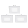 Eglo - SADA 3x LED Podhľadové svietidlo FUEVA 1 1xLED/2,7W/230V 8,5x8,5 cm