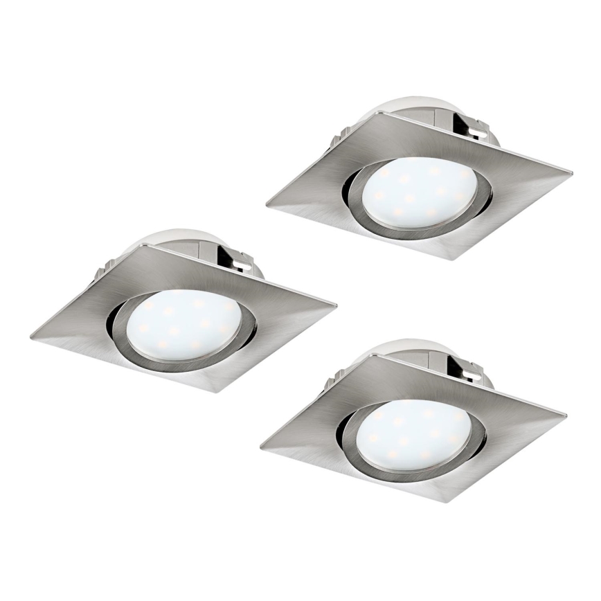 Eglo - SADA 3x LED podhľadové svietidlo PINEDA 1xLED/4,9W/230V