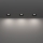 Eglo - Sada 3x LED zapustených stropných svietidiel do kúpeľne LED/4,9W/230V 2700/4000/6500K priemer 8,8 cm IP65 čierna