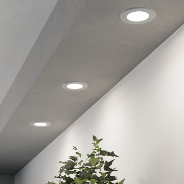 Eglo - SADA 3x zapustené LED svietidlá LED/3,7W/230V 2700/4000/6500K pr. 8,8 cm biela