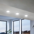 Eglo - SADA 3× LED RGBW stmievateľné zapustené podhľadové svietidlo LED/4,7 W/230 V 2700–6500 K biela