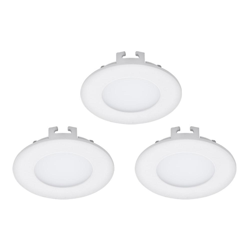 Eglo - SADA 3× LED zapustených stropných svietidiel FUEVA 1 1×LED/2,7W/230V priemer 8,5 cm