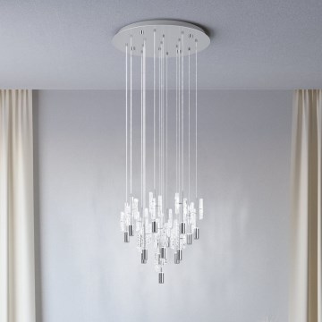 Eglo Stars of Light - LED luster na lanku 15xLED/2,6W/230V 2200/3000/4000K lesklý chróm