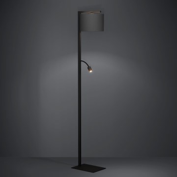 Eglo Stars of Light - LED Stojacia lampa 1xE27/40W/230V + LED/3,8W 3000K čierna