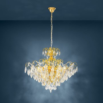 Eglo Stars of Light - Luster na reťazi 9xE14/25W/230V zlatá