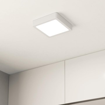 Eglo - Stmievateľné LED stropné svietidlo LED/11W/230V biela 16x16 cm